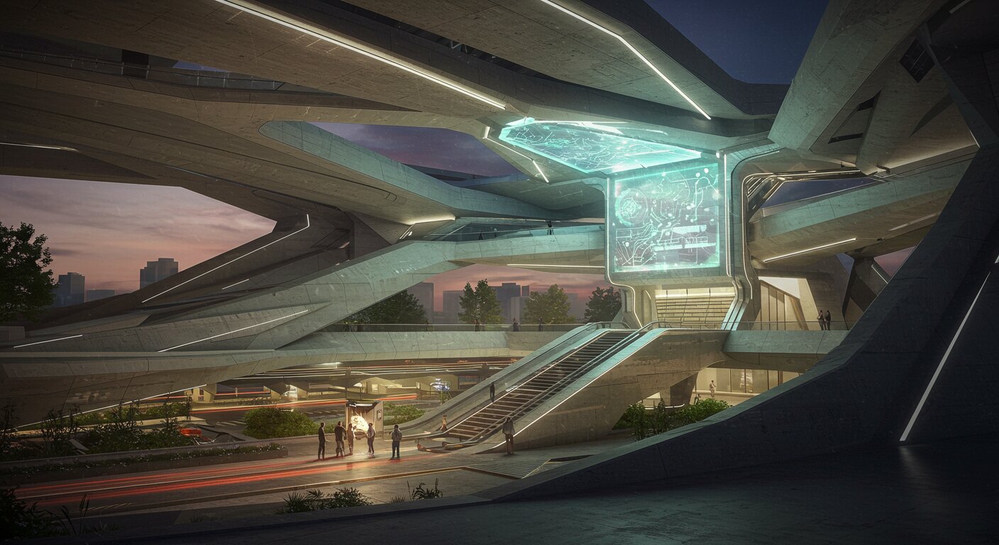 Architettura futuristica ArchiWave